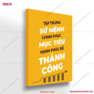 Tập trung sứ mệnh chinh phục mục tiêu hạnh phúc để thành công - TKH210