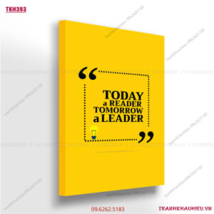 Today a Reader, tomorrow a leader - TKH393