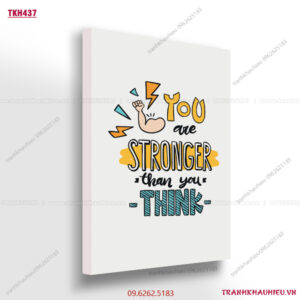 You are stronger than you think - TKH437