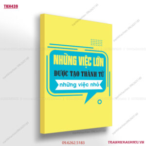 Những việc lớn được tạo thành từ những việc nhỏ - TKH439