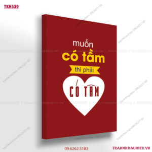 Muốn có tầm phải có tâm - TKH539