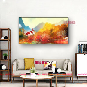 Tranh Phong Thủy Quê Hương 02