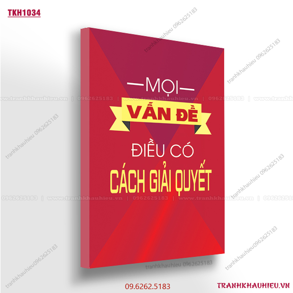 Mọi vấn đề đều có cách giải quyết - TKH1034