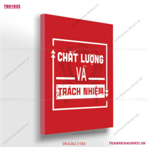 Chất lượng và trách nhiệm - TKH1035