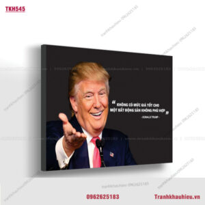 Không có mức giá tốt cho một bất động sản không phù hợp - Donal Trump - TKH545