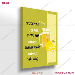 Nước trà tươi rót vàng mơ đôi khi hạnh phúc đơn sơ vô cùng - TKH814