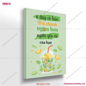 Ở đây có bán trà chanh ngon hơn người yêu cũ của bạn - TKH815