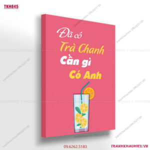 Đã có trà chanh, cần gì có anh - TKH845