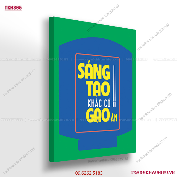 Sáng tạo khắc có gạo ăn - TKH865