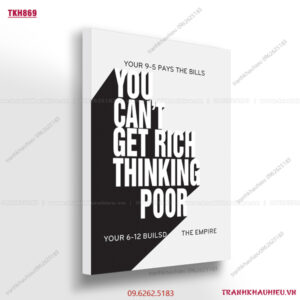 You can'n get rich thinking poor - TKH869