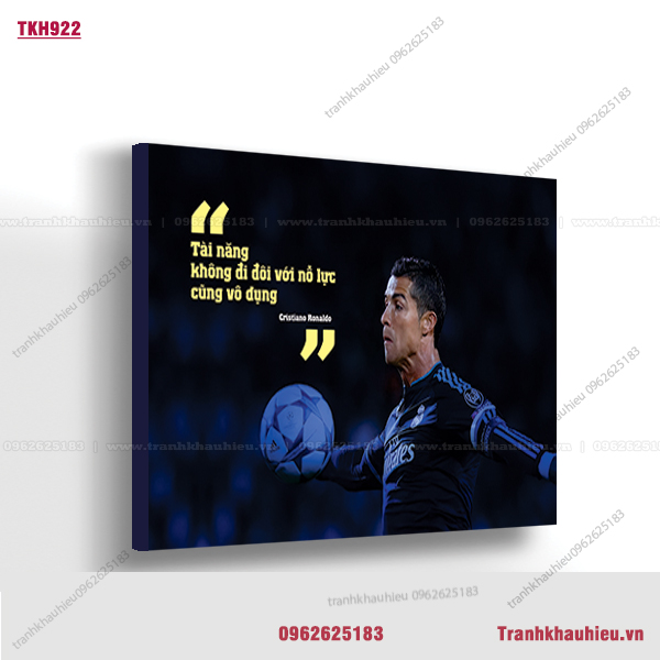 Tài năng không đi đôi với nỗ lực cùng vô dụng -Cầu thủ bóng đá Ronaldo - TKH922