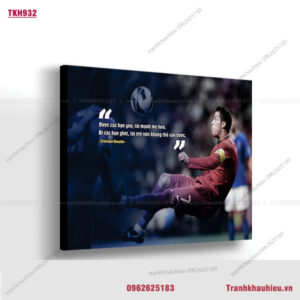 Được các bạn yêu tôi mạnh mẽ hơn. Bị các bạn ghét tôi trở nên không thể cản bước - Ronaldo - TKH932