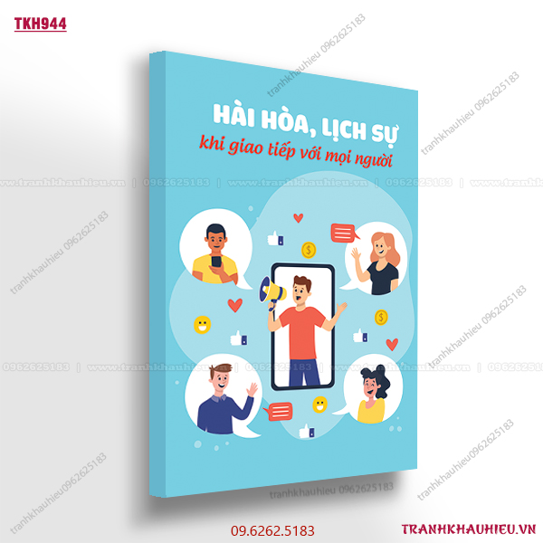 Hài hòa lịch sự khi giao tiếp với mọi người - TKH944