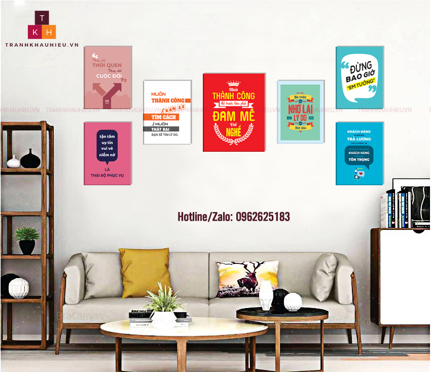 Bộ 7 Tranh Khẩu Hiệu