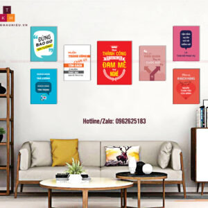Bộ 7 Tranh Khẩu Hiệu Tạo Động Lực