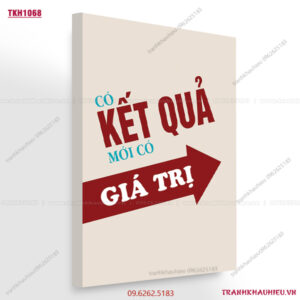 Có kết quả mới có giá trị - TKH1068