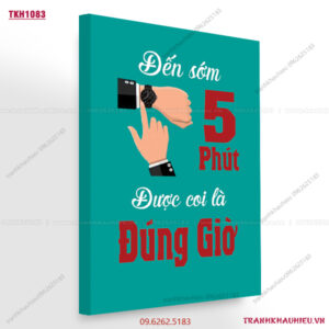 Đến sớm 5ph được coi là đúng giờ - TKH1083