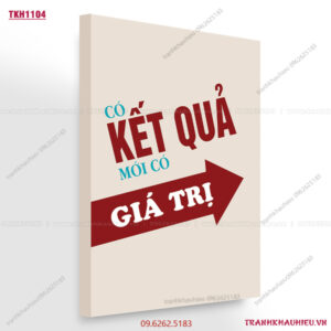 Có kết quả mới có giá trị - TKH1104