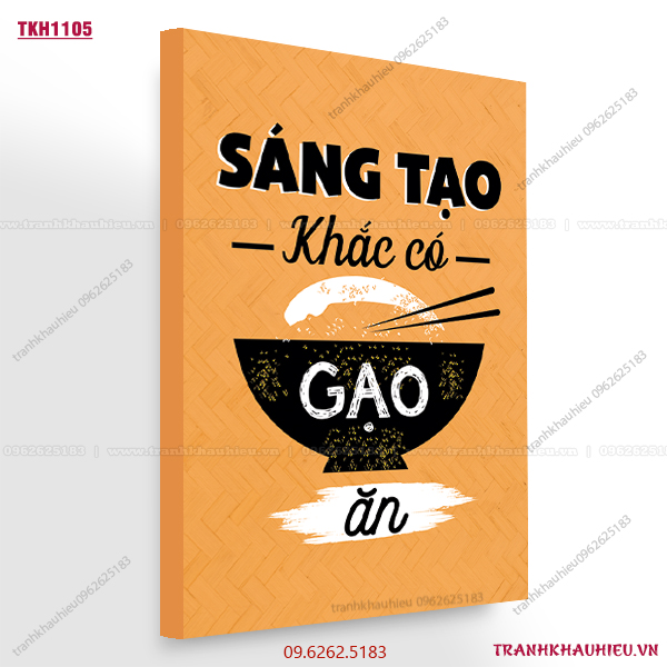 Sáng tạo khắc có gạo ăn - TKH1105