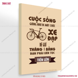 Cuộc sống giống như một chiếc xe đạp, để giữ thăng bằng bạn phải liên tục tiến lên - TKH1107