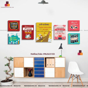 Tranh Slogan Động Lực Bộ 7 tranh