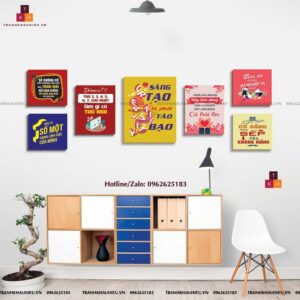 Tranh Động Lực Văn Phòng Bộ 7 tranh