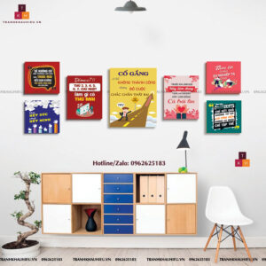 Tranh khẩu hiệu Bộ 7 tranh
