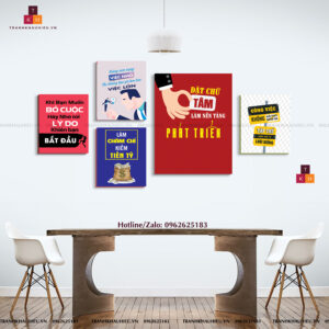 Bộ 5 Tranh Văn Phòng Tạo Động Lực